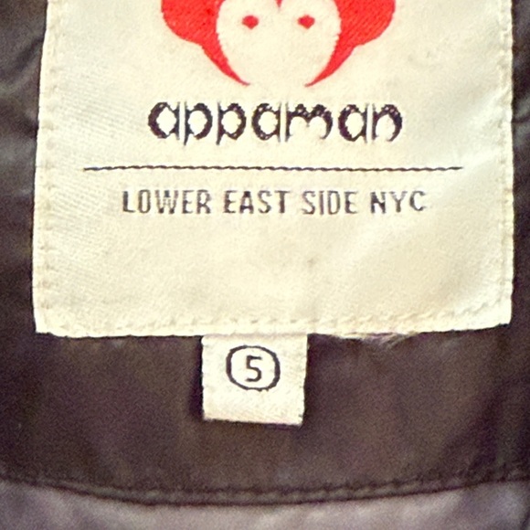 Appaman sz 5 Black Hooded Down Puffer Jacket for Kids great pre owned condition - Picture 3 of 10